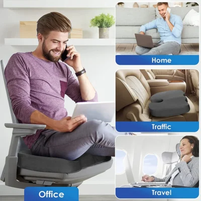 Travel-Coccyx-Seat-Cushion-Memory-Foam-U-Shaped-Pillow-for-Chair-Cushion-Pad-Car-Office-Hip-3