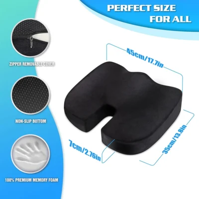 Travel-Coccyx-Seat-Cushion-Memory-Foam-U-Shaped-Pillow-for-Chair-Cushion-Pad-Car-Office-Hip-5