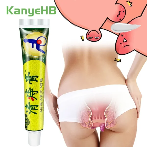 1Pcs Chinese Medical Hemorrhoids Ointment Relief Anal Pain Swell Bleed Treat Anal Fissure Internal And External Piles Cream S051