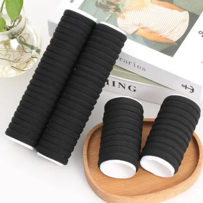 50-100pcs-Black-Hair-Bands-for-Women-Girls-Hairband-High-Elastic-Rubber-Band-Hair-Ties-Ponytail-1