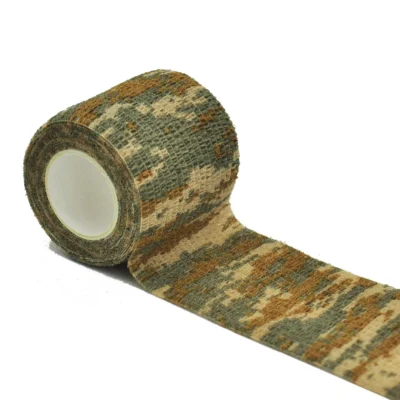 Elastic-Wrap-Tape-Army-Adhesive-Outdoor-Hunting-Camouflage-Stealth-Tape-Waterproof-Wrap-Durable-Self-Adhesive-Elastic-2