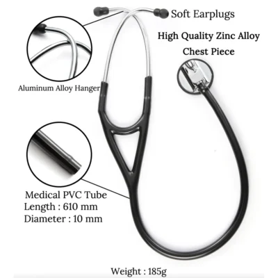 Professional-Heart-Lung-Cardiology-Stethoscope-Doctor-Student-Medical-Equipment-Device-Medical-Doctor-Single-Head-Stethoscope-4