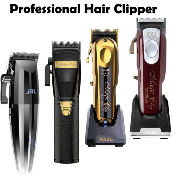 Professional Magic Clip Hair Clipper for The Head Electric Cordless Trimmer for Men Barber Cutting Machine