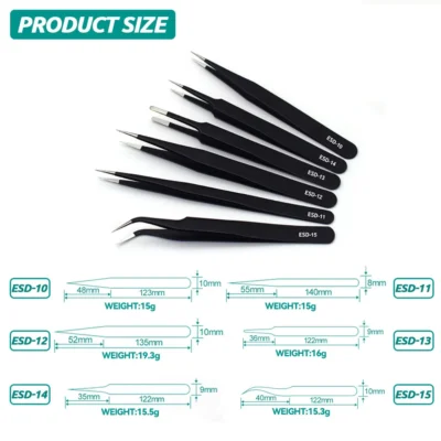 Stainless-Steel-Curved-Straight-Black-Tweezer-Nail-Art-Rhinestones-Nipper-Picking-Tool-Sequins-Beads-Making-Tool-5