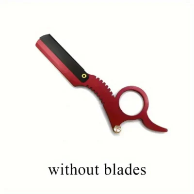 Thumb-Stainless-Steel-Old-Fashioned-Razor-Eyebrow-Hair-Shaving-Tool-Face-Cleaning-Scissors-Holder-Without-Blade-5