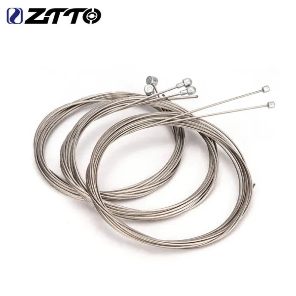 ZTTO Bicycle Stainless Steel Inner Shift Brake Wire MTB Road Bike Shifting Zinc Coat Inside Cable Line 2100mm Shifter Derailleur