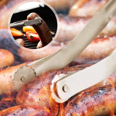 BBQ-Sausage-Turning-Tongs-High-Temperature-Resistance-Metal-Barbecue-Hot-Dog-Flipping-Clip-BBQ-Tools-Multipurpose-1