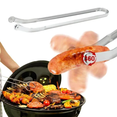 BBQ-Sausage-Turning-Tongs-High-Temperature-Resistance-Metal-Barbecue-Hot-Dog-Flipping-Clip-BBQ-Tools-Multipurpose-2