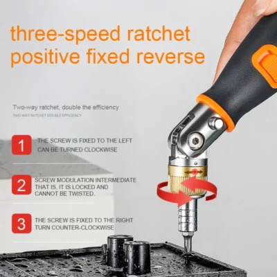 Brand-New-Hex-Left-Right-Rotating-180-Degree-Ratchet-Screwdriver-Drive-Tackle-Extension-Rod-5