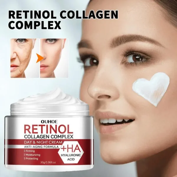 Retinol Face Moisturizer Moisturizing Cream Anti-Wrinkle Aging Moisturizing Shrink Pores Whitening Smooth Retinol