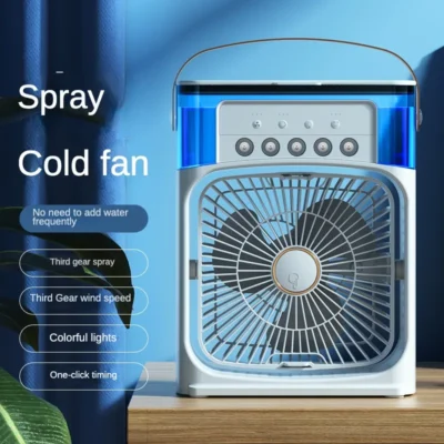 Portable-Humidifier-Fan-AIr-Conditioner-Household-Small-Air-Cooler-Hydrocooling-Portable-Air-Adjustment-For-Office-3-4