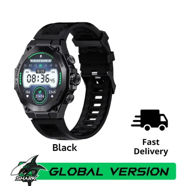 Smart Watch Global Version Black Shark S1 Pro Smart watch 1.43'' AMOLED Wireless Charging 15 Days Battery Life NFC Chat GPT